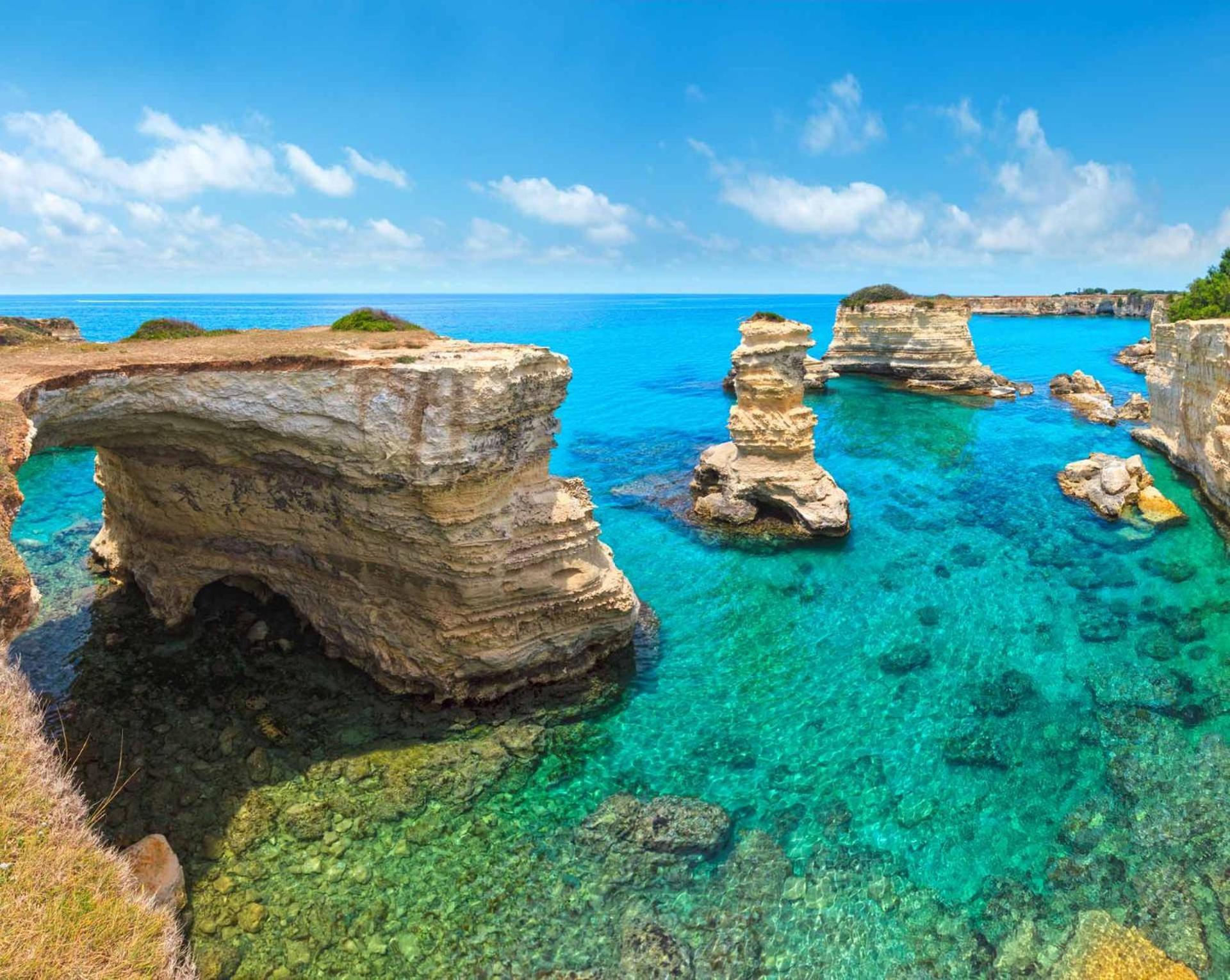 Hotel Alba Chiara Sant'Andrea Salento Bagian luar foto
