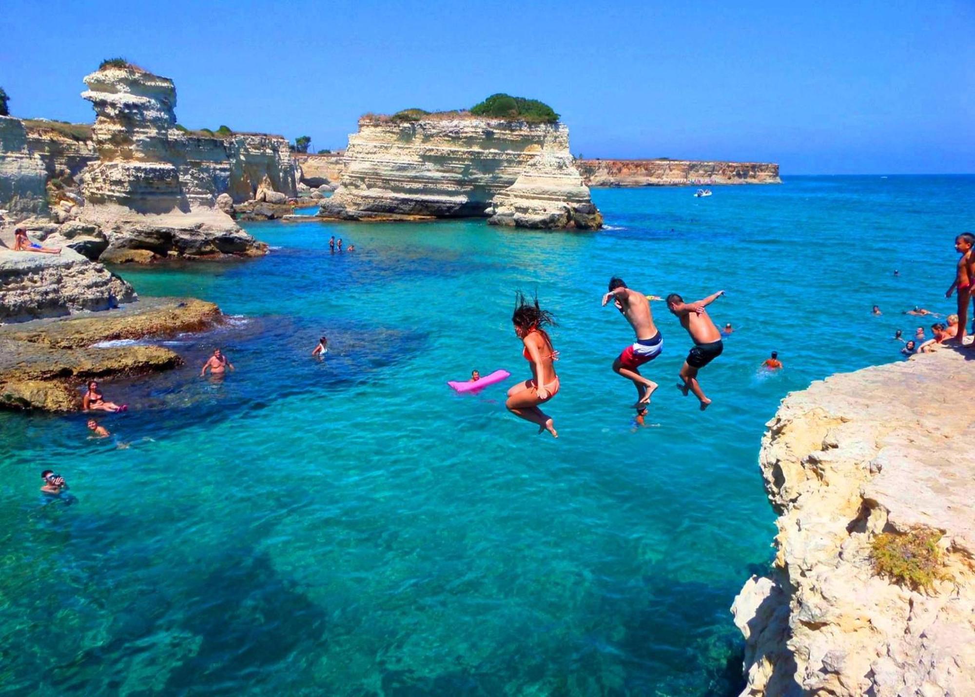 Hotel Alba Chiara Sant'Andrea Salento Bagian luar foto